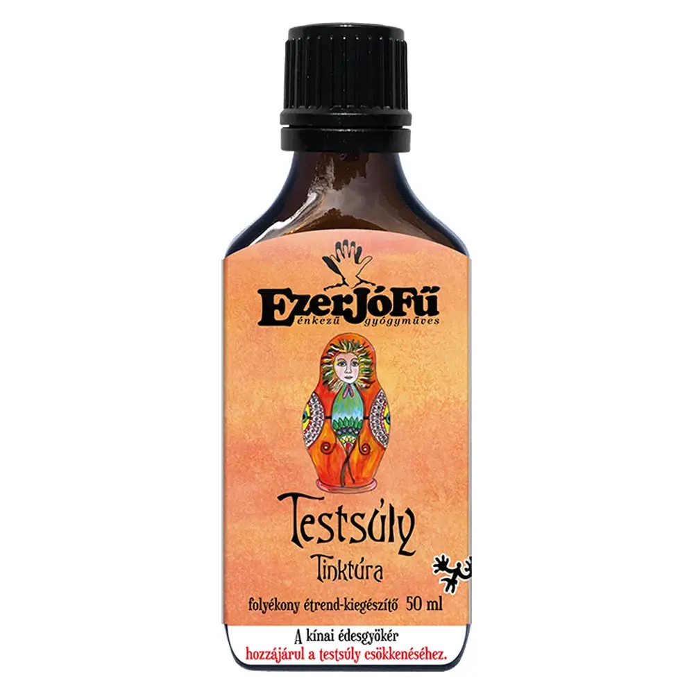 Ezerjófű testsúly tinktúra