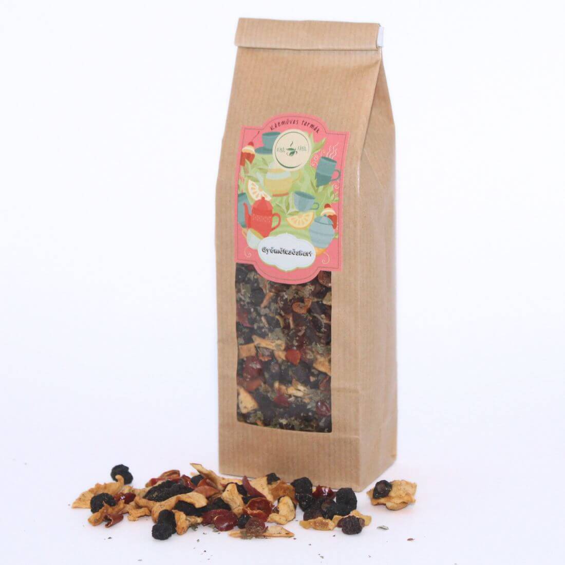 Gyümölcsöskert- gyümölcsös teakeverék